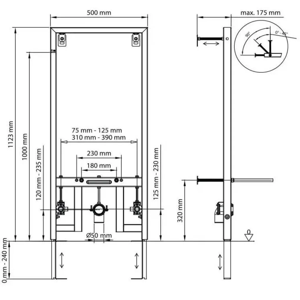 Установочная система Koller Pool Dune bidet для биде (2361580056)- Фото 4